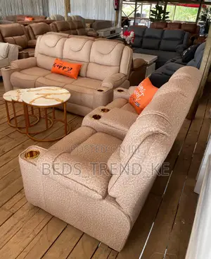 Adaptive 5 Seater Semi Recliner Sofa