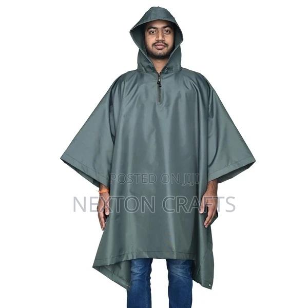 Poncho Raincoat Hooded Waterproof Rainwear - thumbnail 2