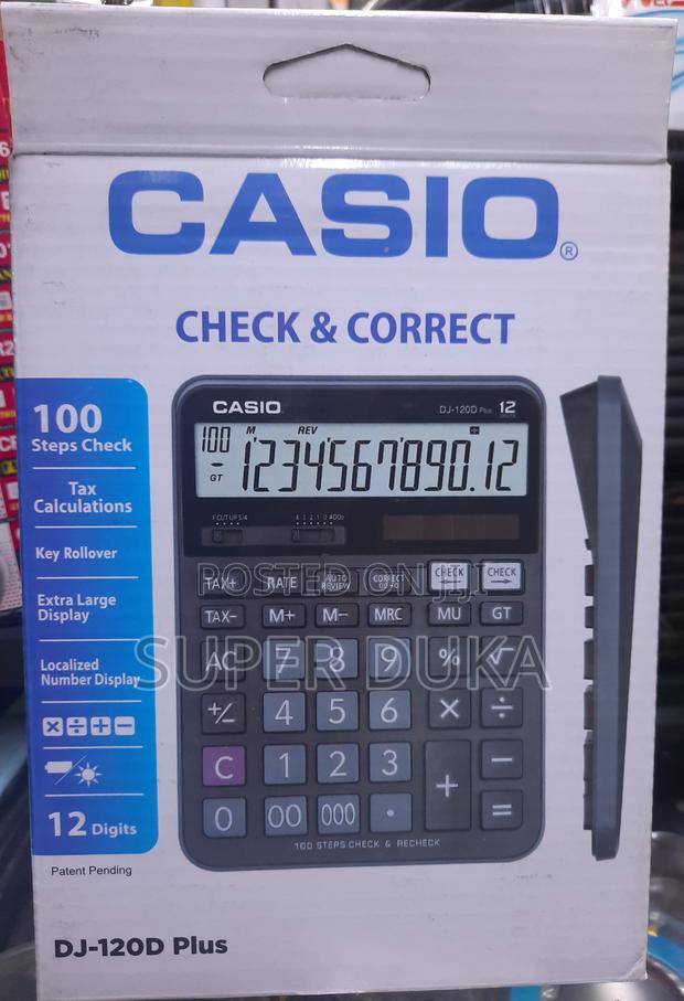 Casio Desktop Calculator. Dj-120d Plus - main view