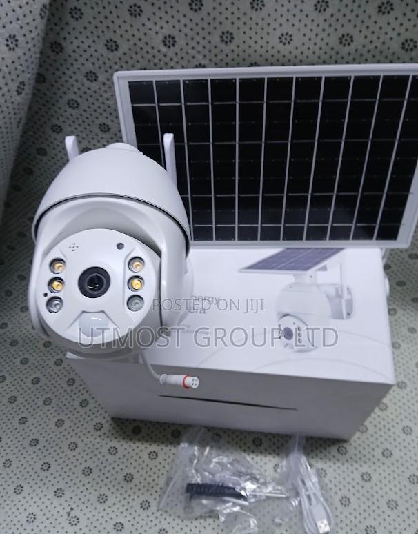Ubox Solar Powered 4g GSM PTZ 360 Camera –With 6 Batteries of 19000mah - main view