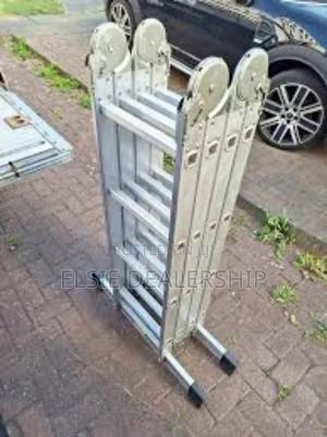 Versatile 4x3 Aluminum Multi-use Ladder – Safe & User-friendly - thumbnail 2