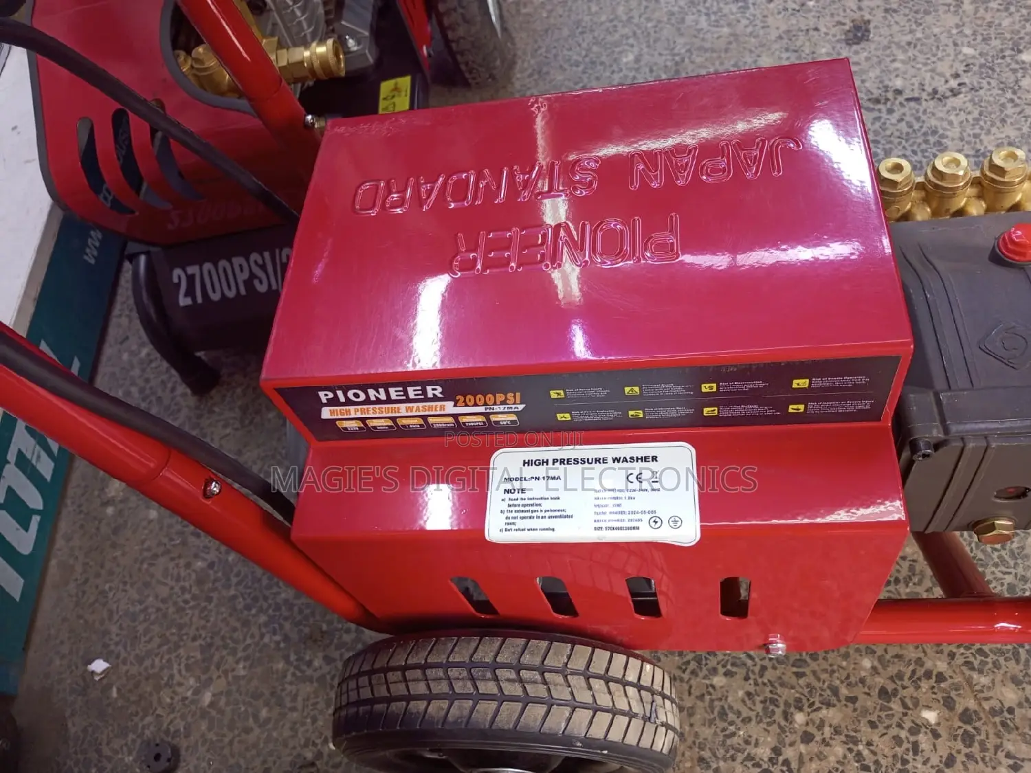 Well Performing 2000psi Pioneer Electric Pressure Washer