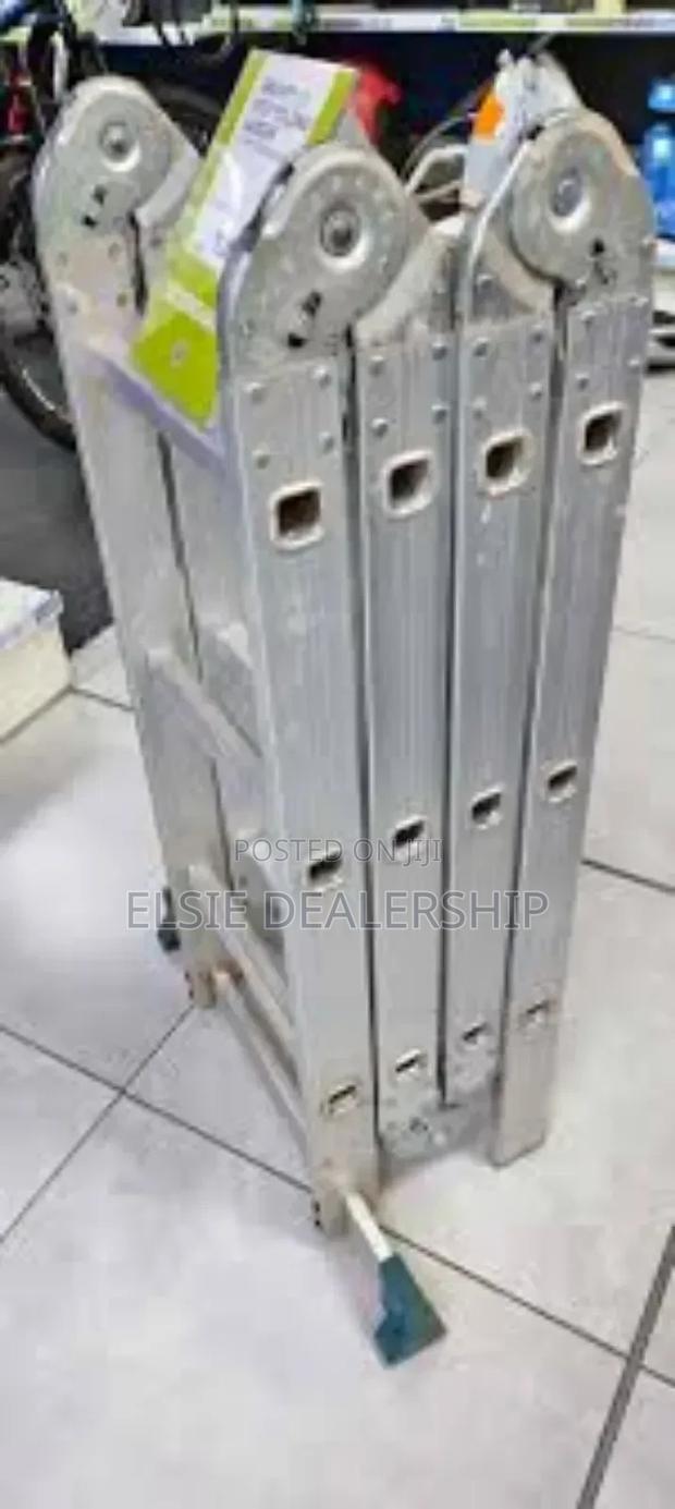 Foldable 4x3 Aluminum Ladder – Compact, Easy To Store & Transport