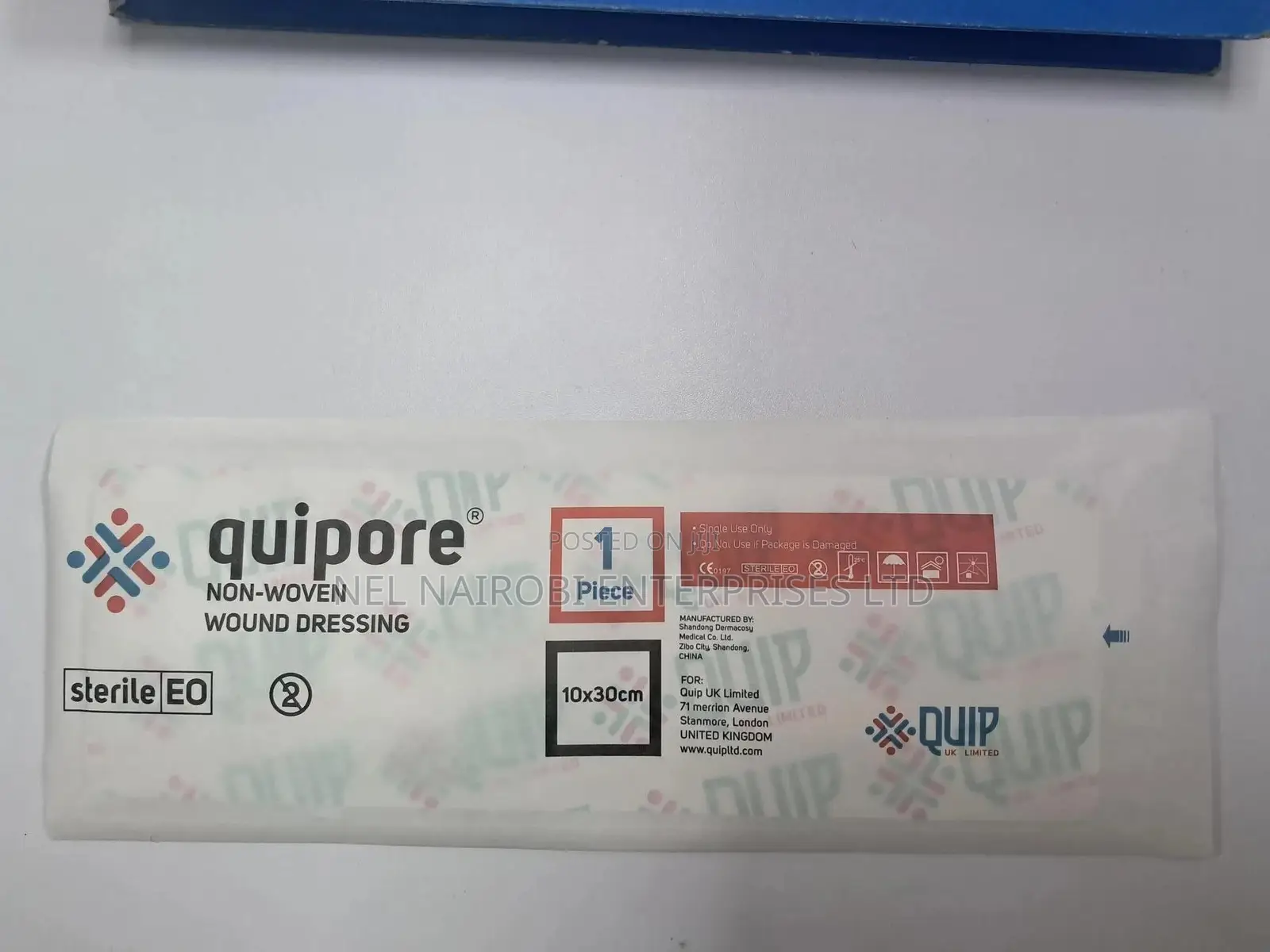 Quipore Non- Woven Wound Dressing 20 Pieces Per Pack (10x30) Cm