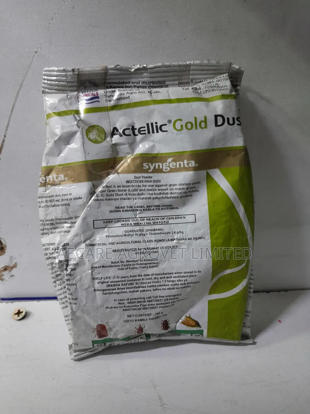 Actellic Gold Dust 50g, 100g,200g, 500g and 1kg