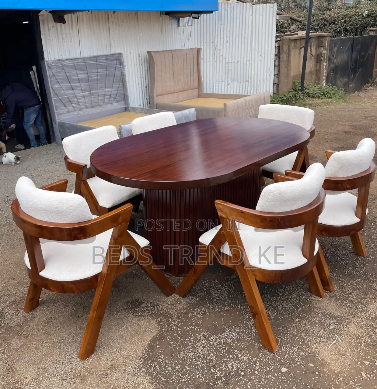 Quality Mahogany 6 Seater Dining Set