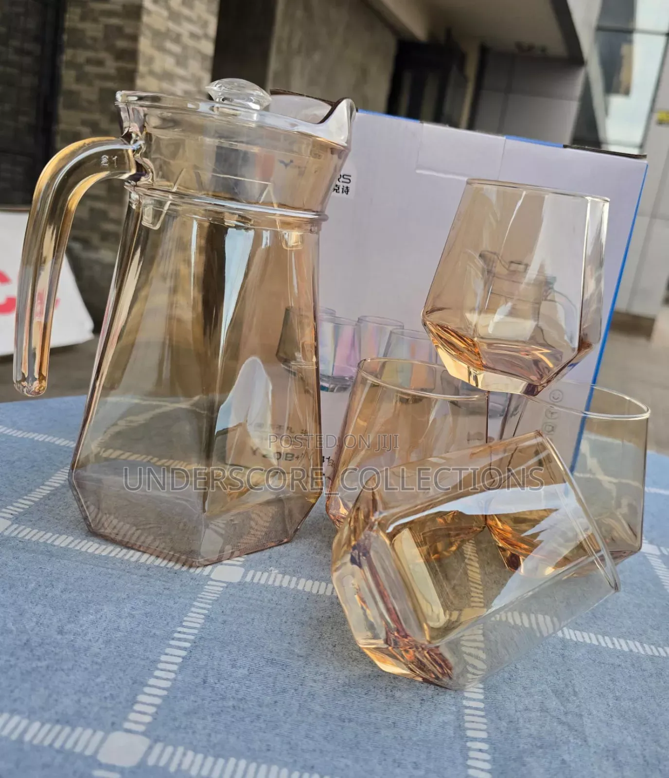 Octagonal Diamond Pot Set