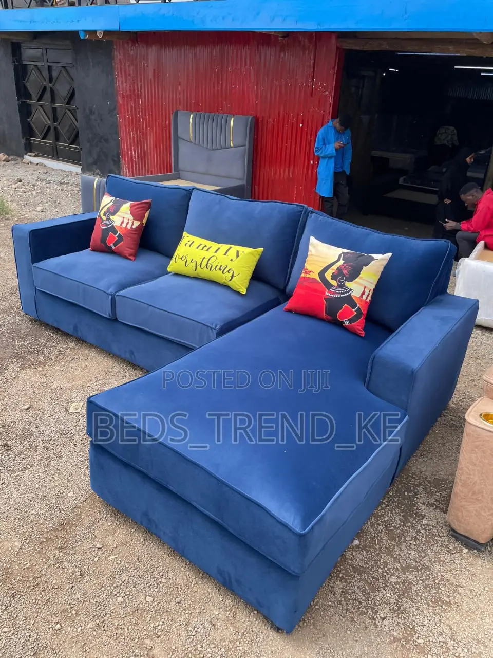 Flawless 6 Seater Modern L Sofa Set