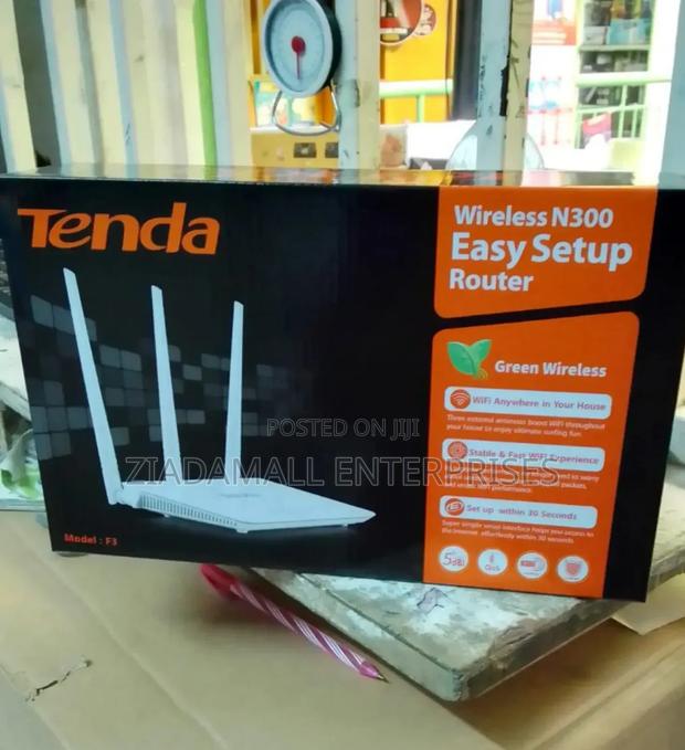 Tenda F3 Wifi Router Wireless Easy Setup Router Model: N300
