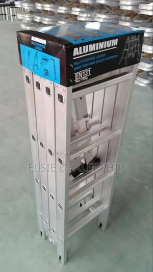 Professional 4x5 Aluminum Multipurpose Ladder – Built To Last - thumbnail 2