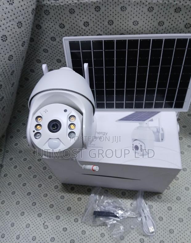 Ubox Single 4g Solar Powered PTZ 360 Camera (Monitor on Mobile Phone - main view