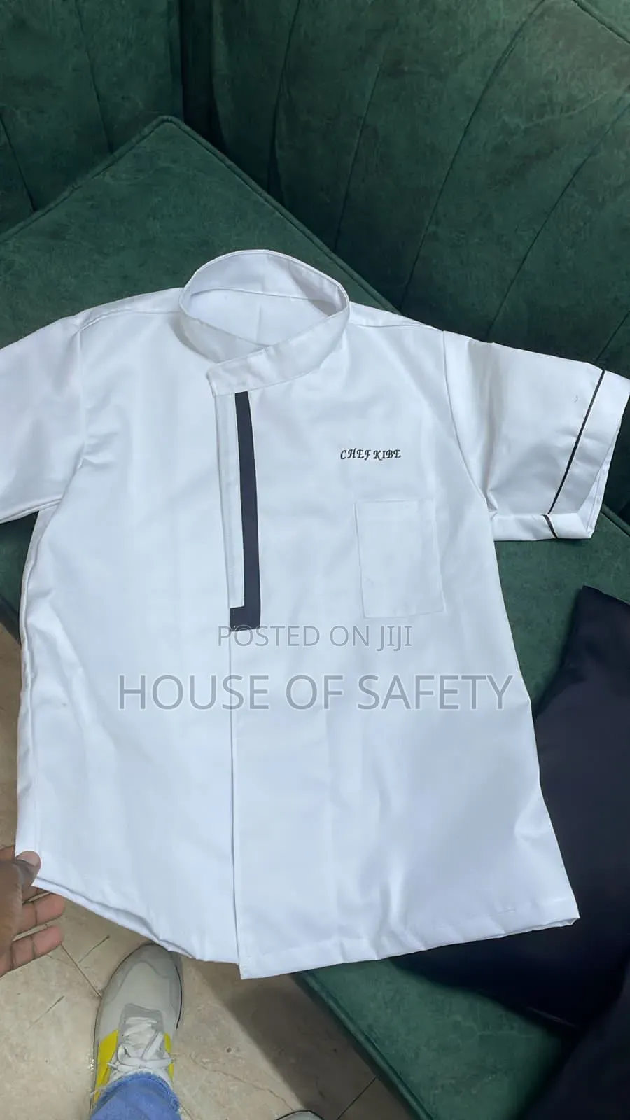 White and Black Tetrex Jackets for Chef