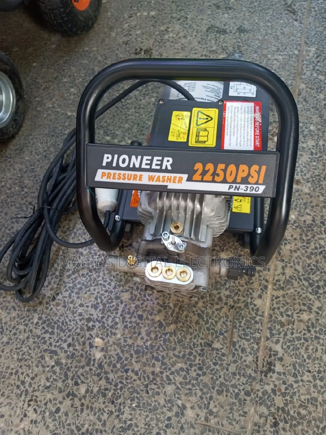 Top Guarantee 2250psi Pioneer Electric Pressure Washer