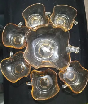 Gold Colour 7 in 1 Dessert Bowl Set