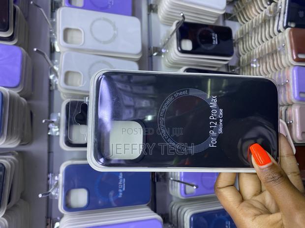 Oakxco Silicone Case for iPhone 12 Pro Max Case Magnetic - main view