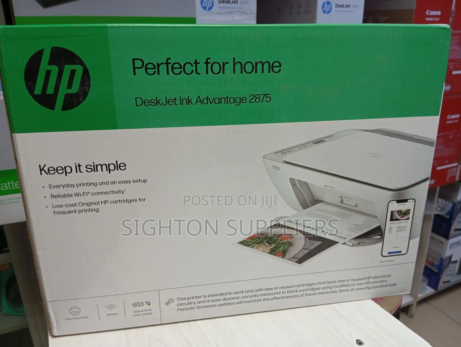 Hp Deskjet Ink Advantage 2875 All-in-One Printer