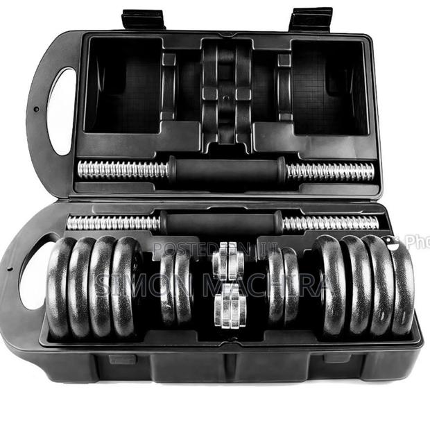 30kg Dumbell Set With Case - main view