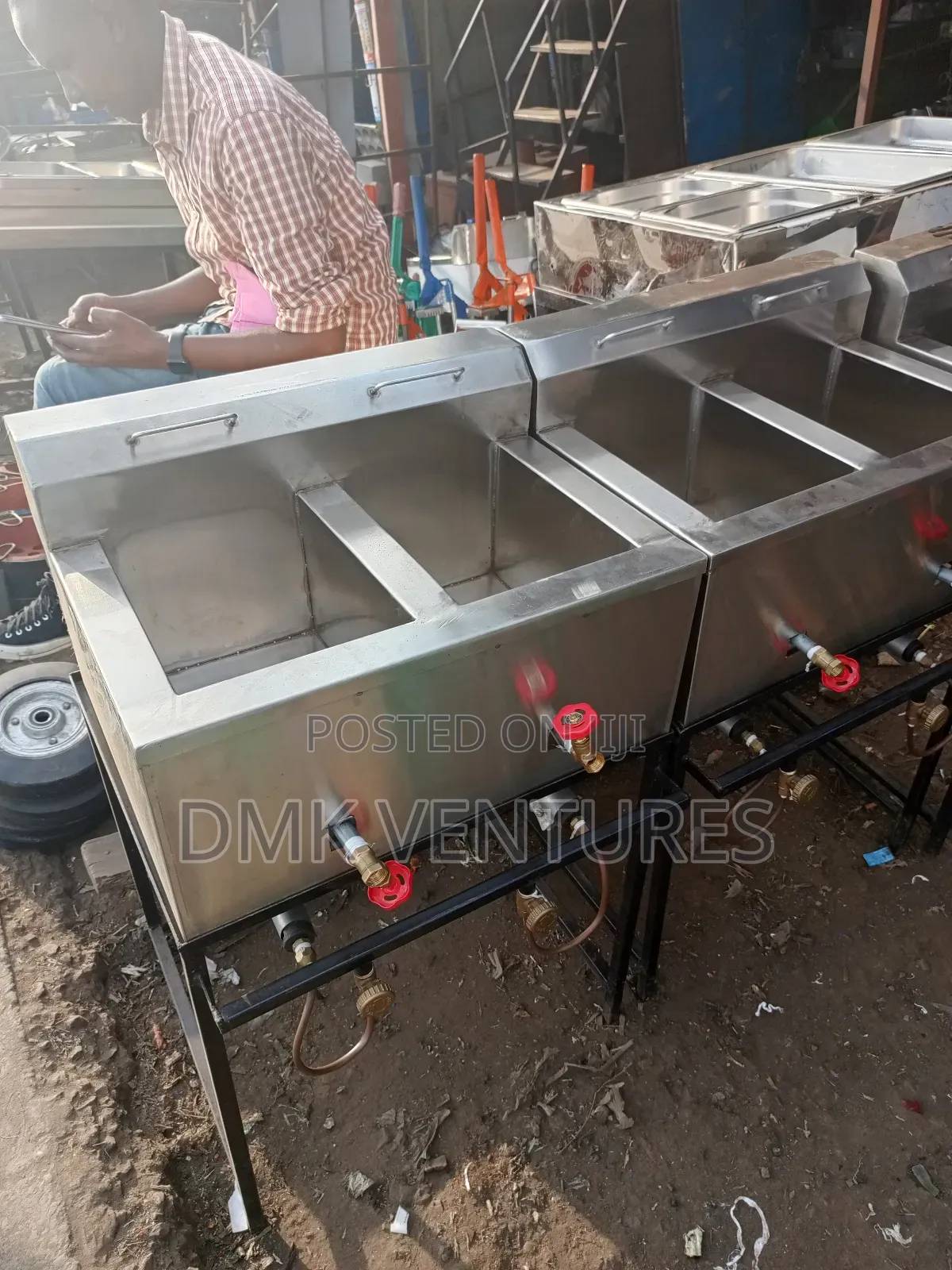 Stainless Fine Double Fryers