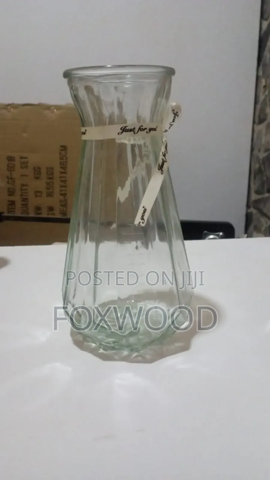 Diamond Flower Vase Rainbow 25cm