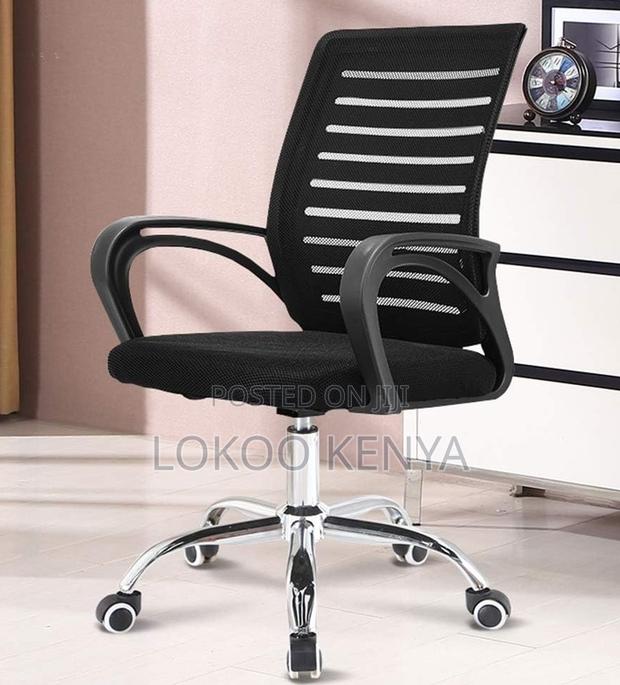 Office Chair : Mid Back Mesh Chair (If Mesh-Backed)