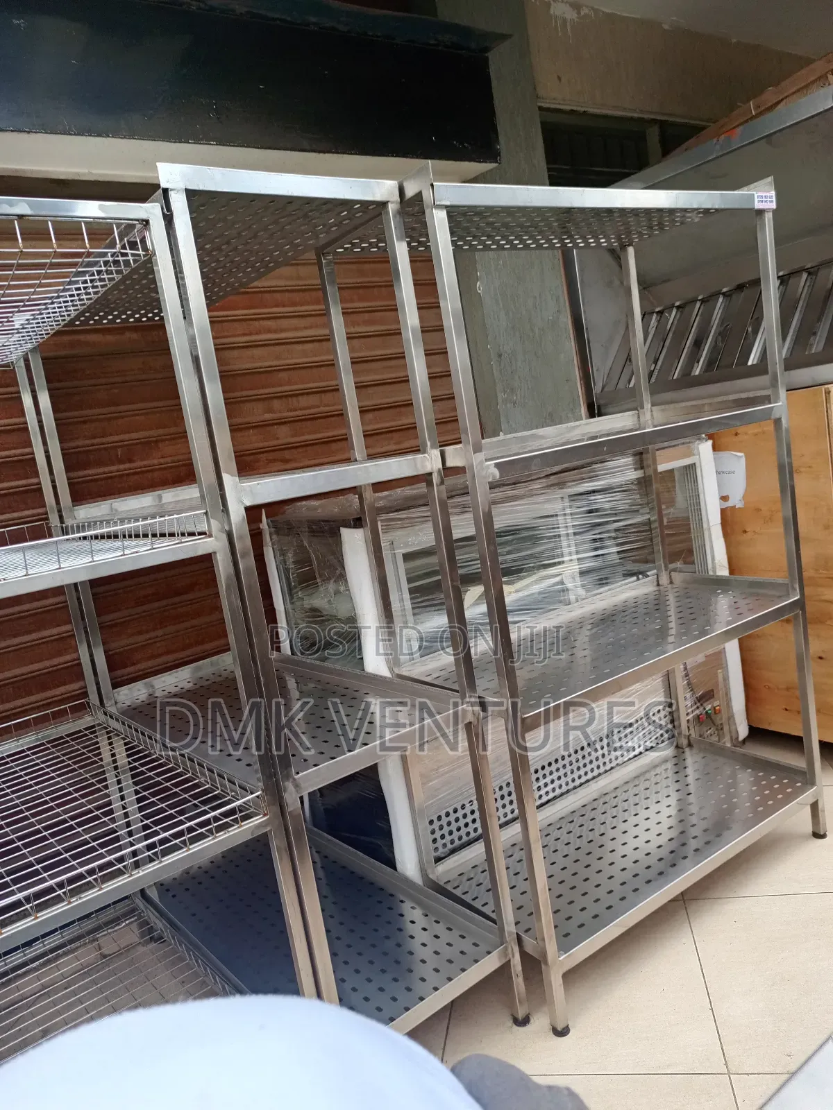 Stylish Perforated Stainless Racks