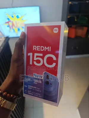 New Xiaomi Redmi 15C 4G 128 GB Black