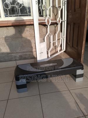 Big Adjustable Step Bench – Safe Strong Design - main view