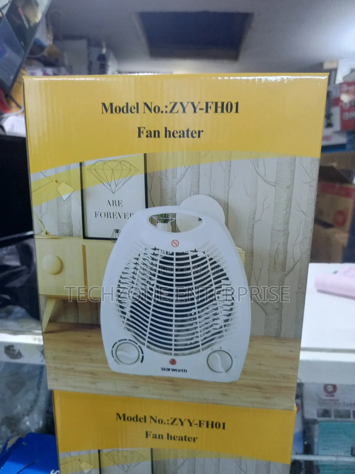 Portable Starworth Oscillating Fan Heater,