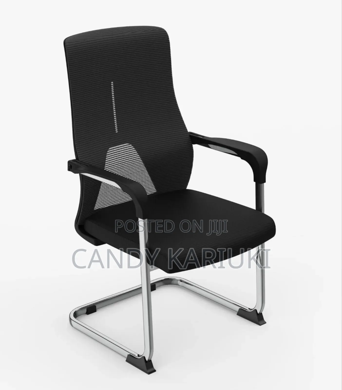 Modern Visitors Chair With a High Back Area