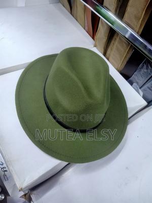 Sea Green Fedora Hats - thumbnail 2