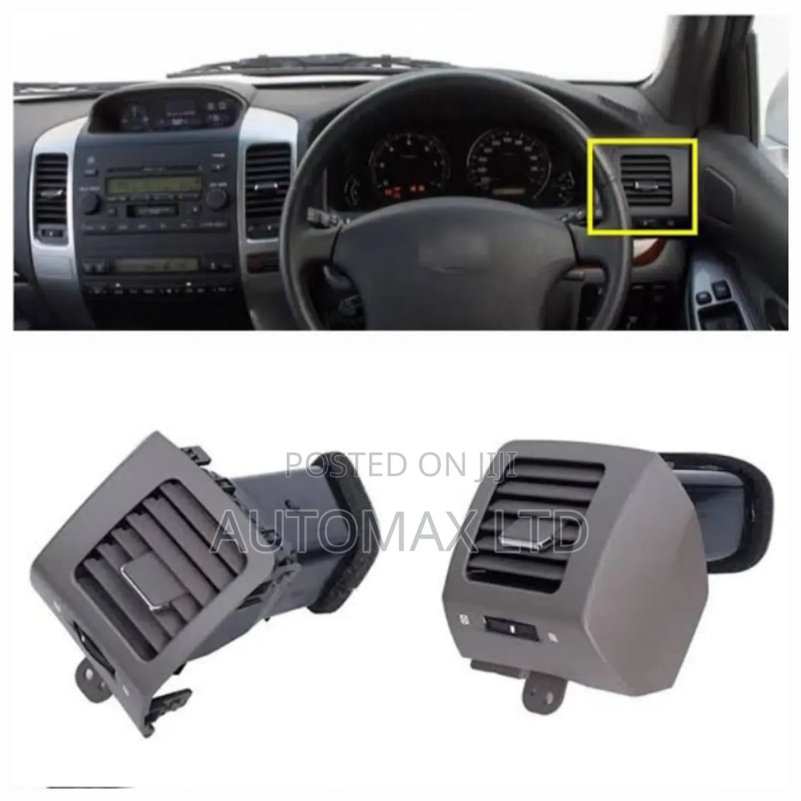 Side Air Vents for Toyota Land Cruiser Prado: J120