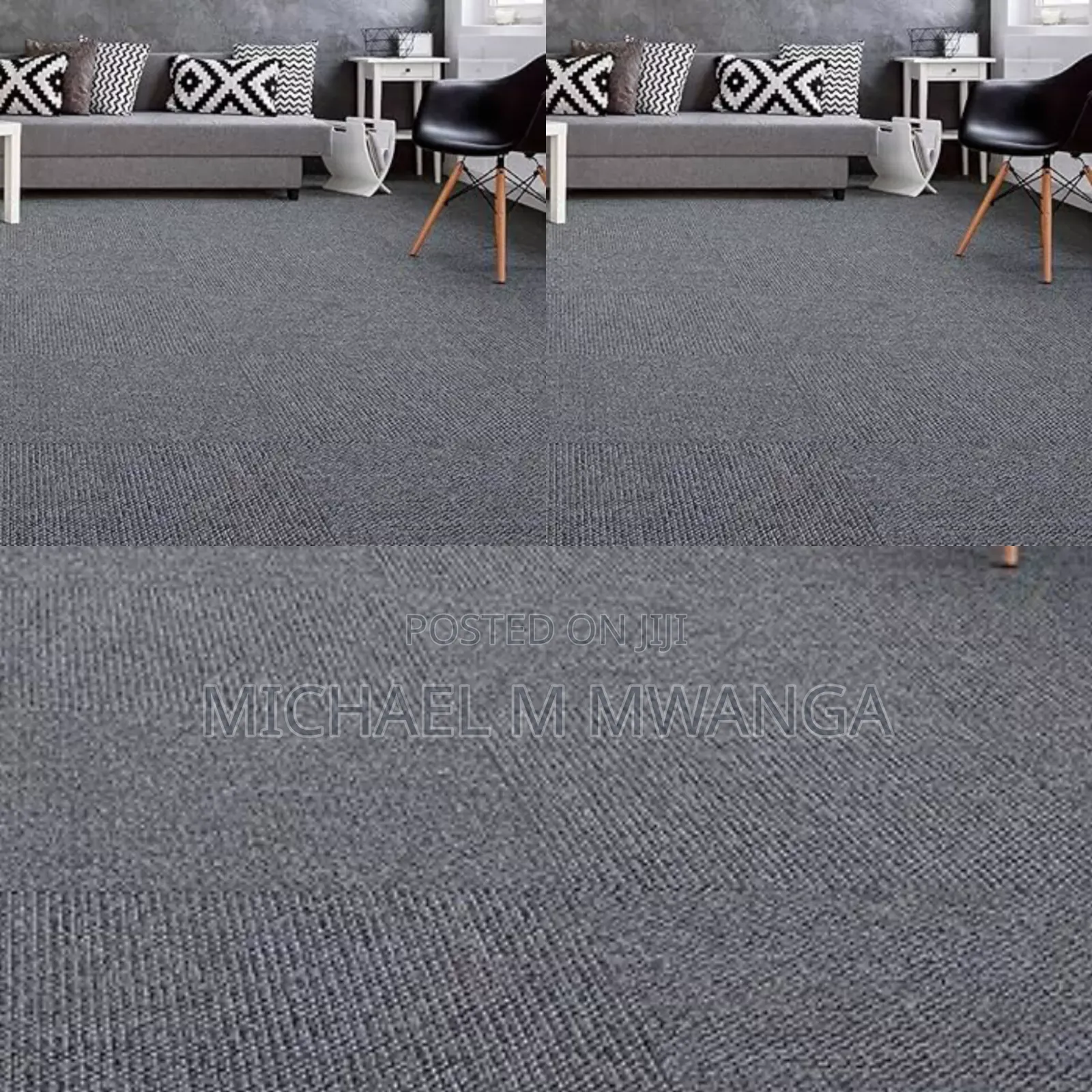 Grey Wall-to-Wall Carpets