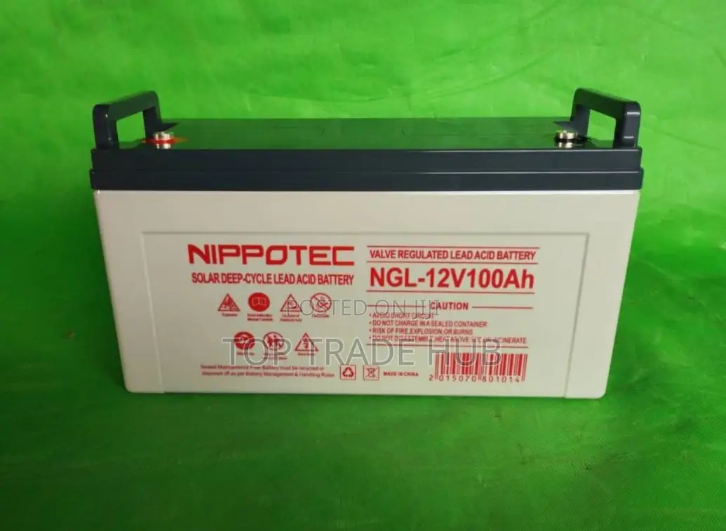 Nippotec Mf Solar Deep Cycle Battery 12v 100ah