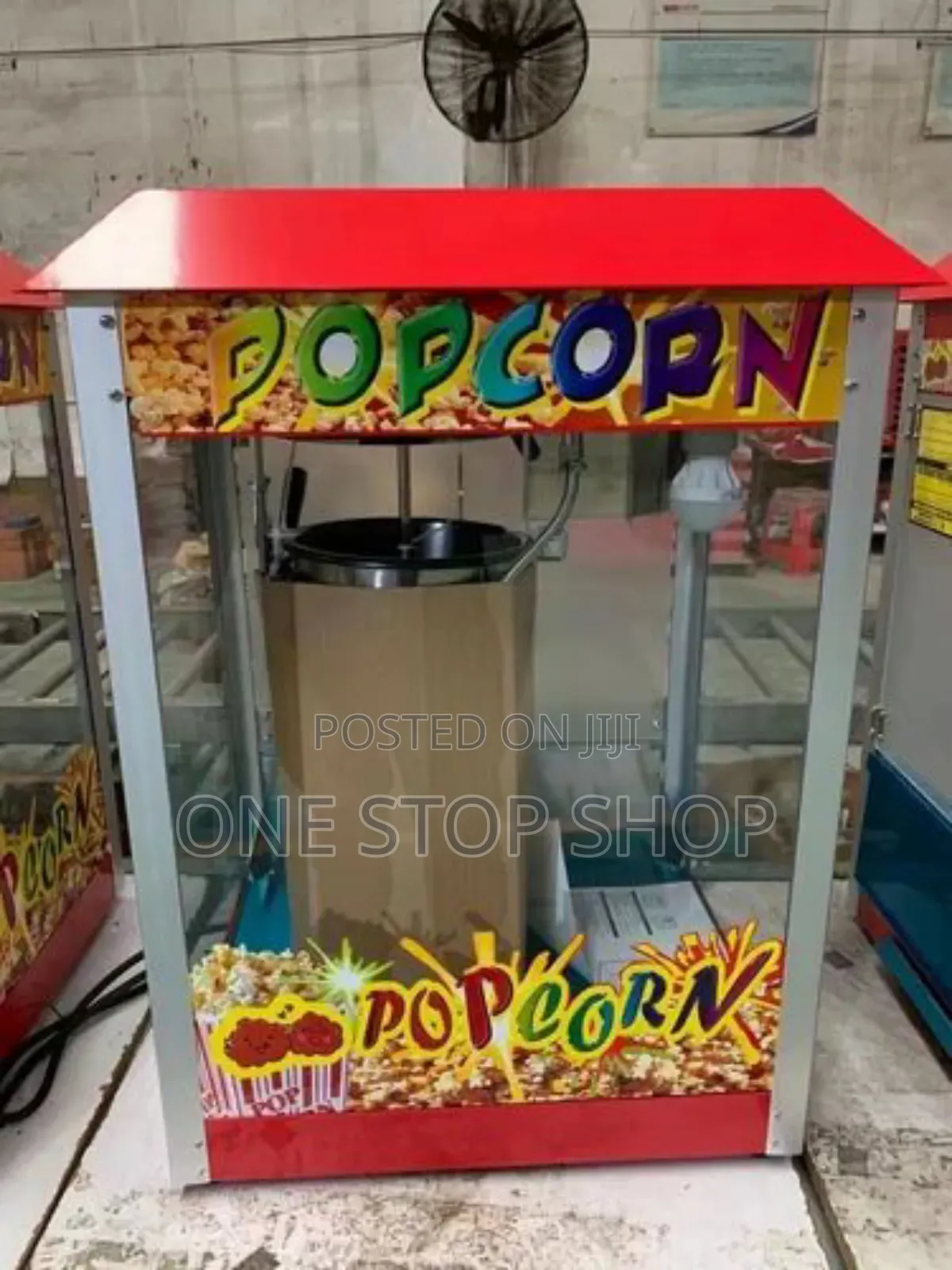 Commercial Popcorn Maker Designed With Acrylic Doors for Easy Acess