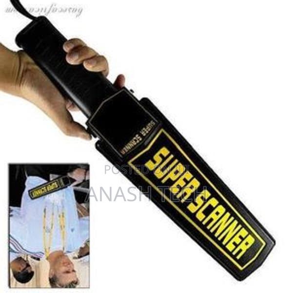 Strong Quality Hand Held Metal Detector Scanner Blak - main view