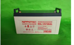 Nippotec Solar Deep Cycle Lead Acid Battery NGL-12v 100ah