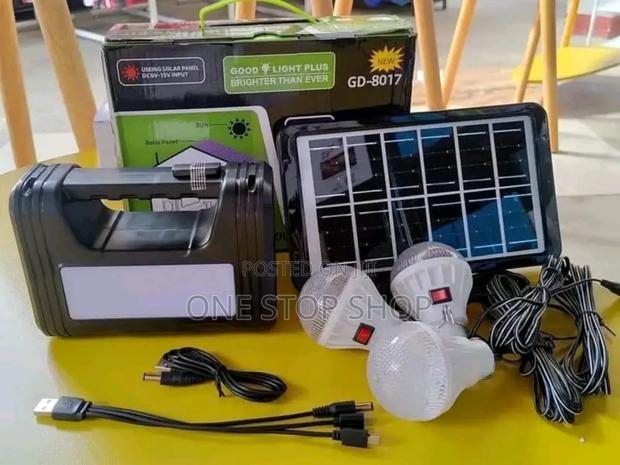 Solar Lighting System With 3led Bulbs - main view