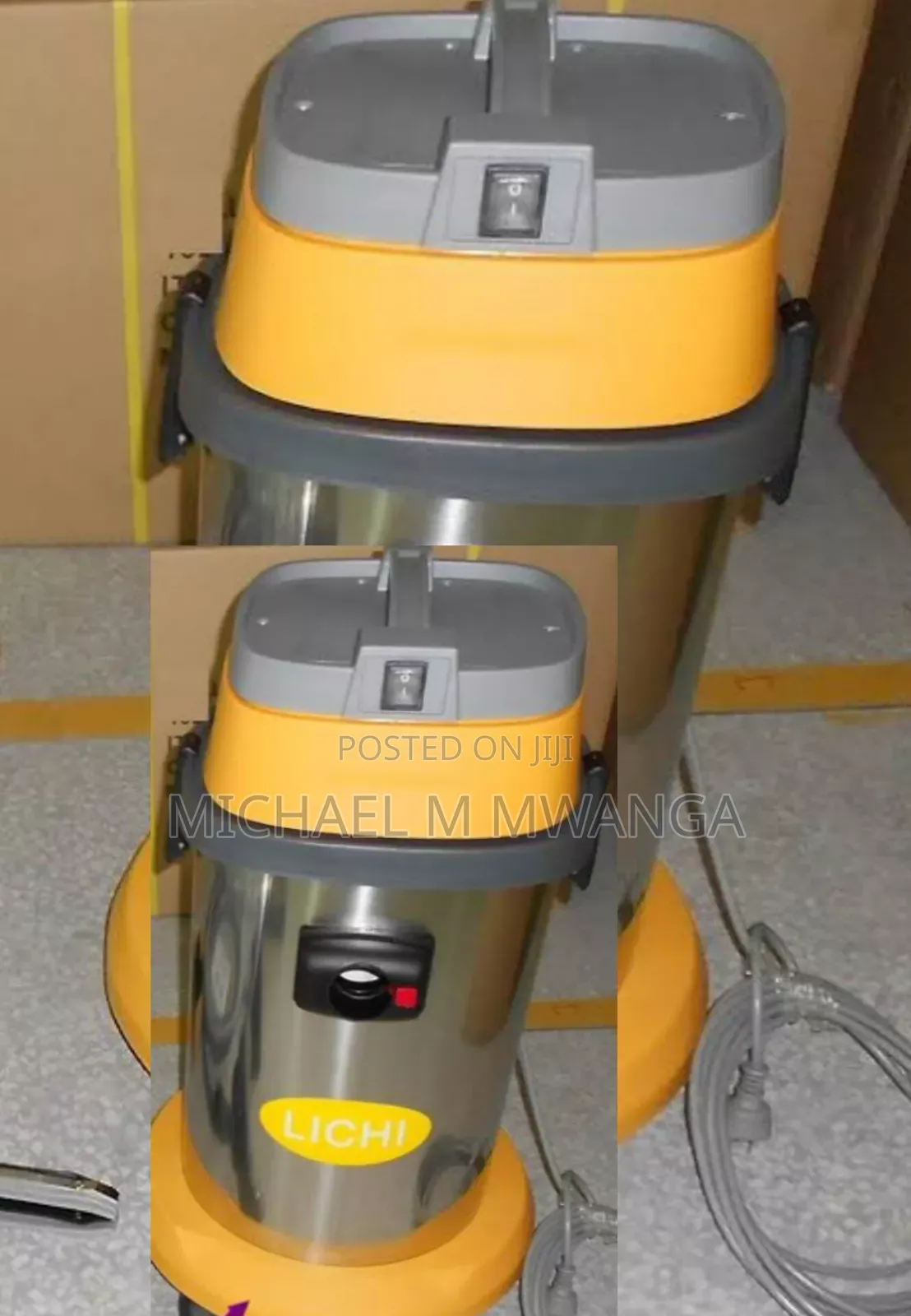 Durable Steel Wet and Dry Vacuum Cleaner 50l