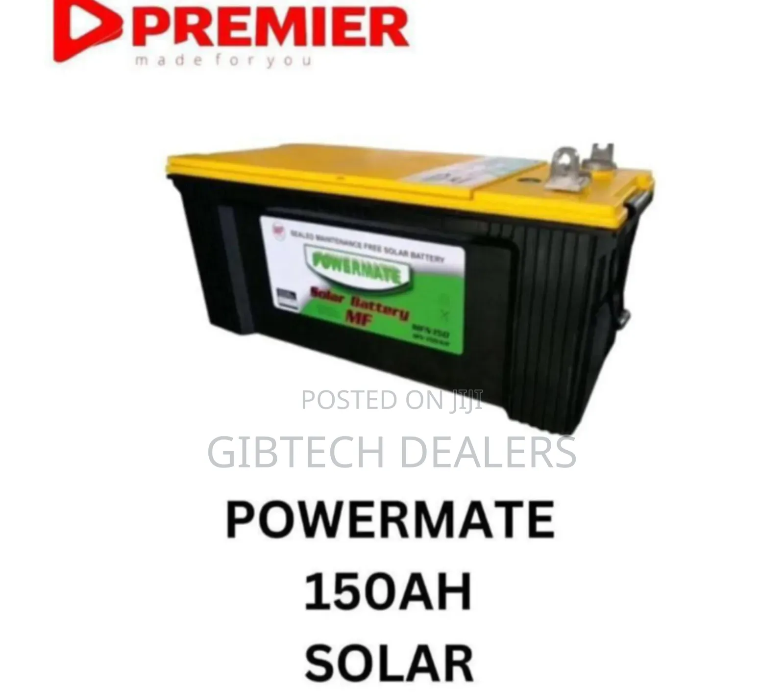 Heavy Duty Powermate 150ah Solar Battery