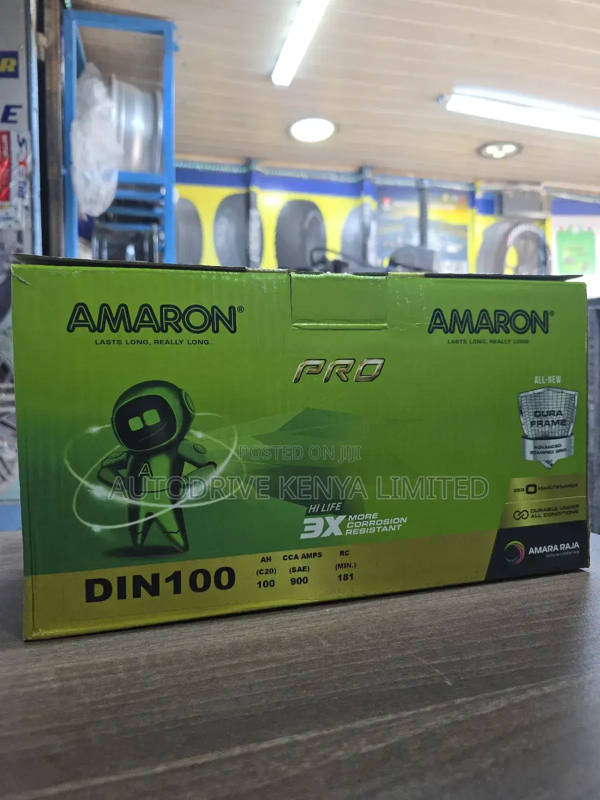 Din100 Amaron Car Battery
