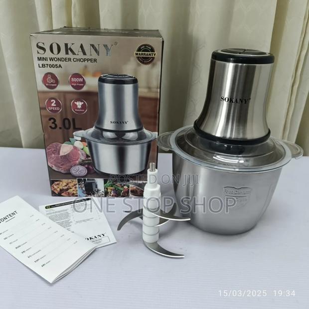 3l Meat Grinder With 4 Blades 3 Speed Adjustable Setting