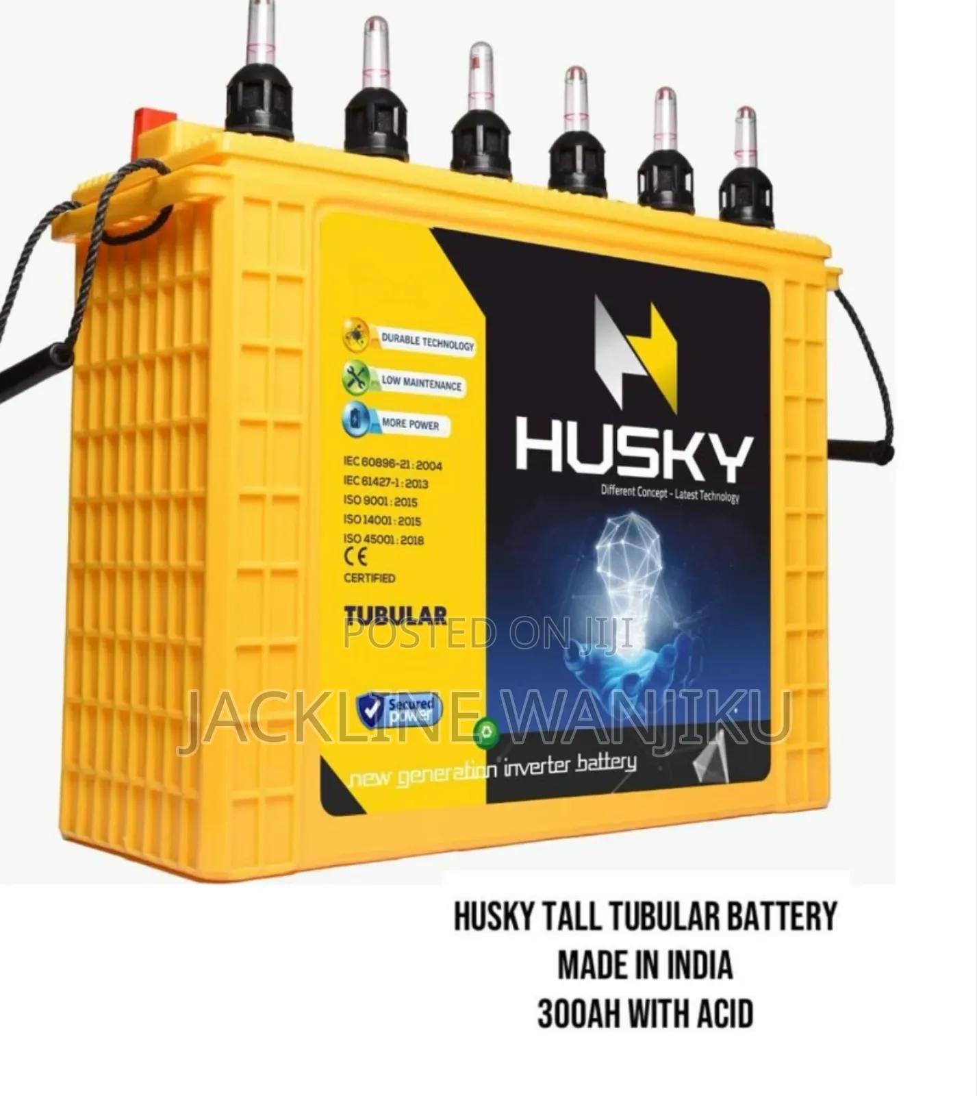 300ah Husky Tall Tubular Battery/ Acid Battery Tall Tubular 300ah