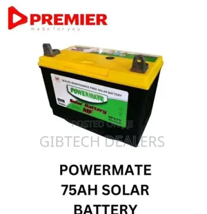 12v 75ah Powermate Solar Battery
