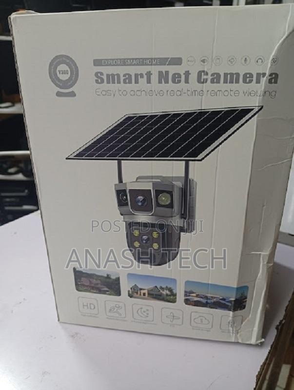 V380 Full Hd~ 4mp Dual Lens 4g Solar PTZ Camera