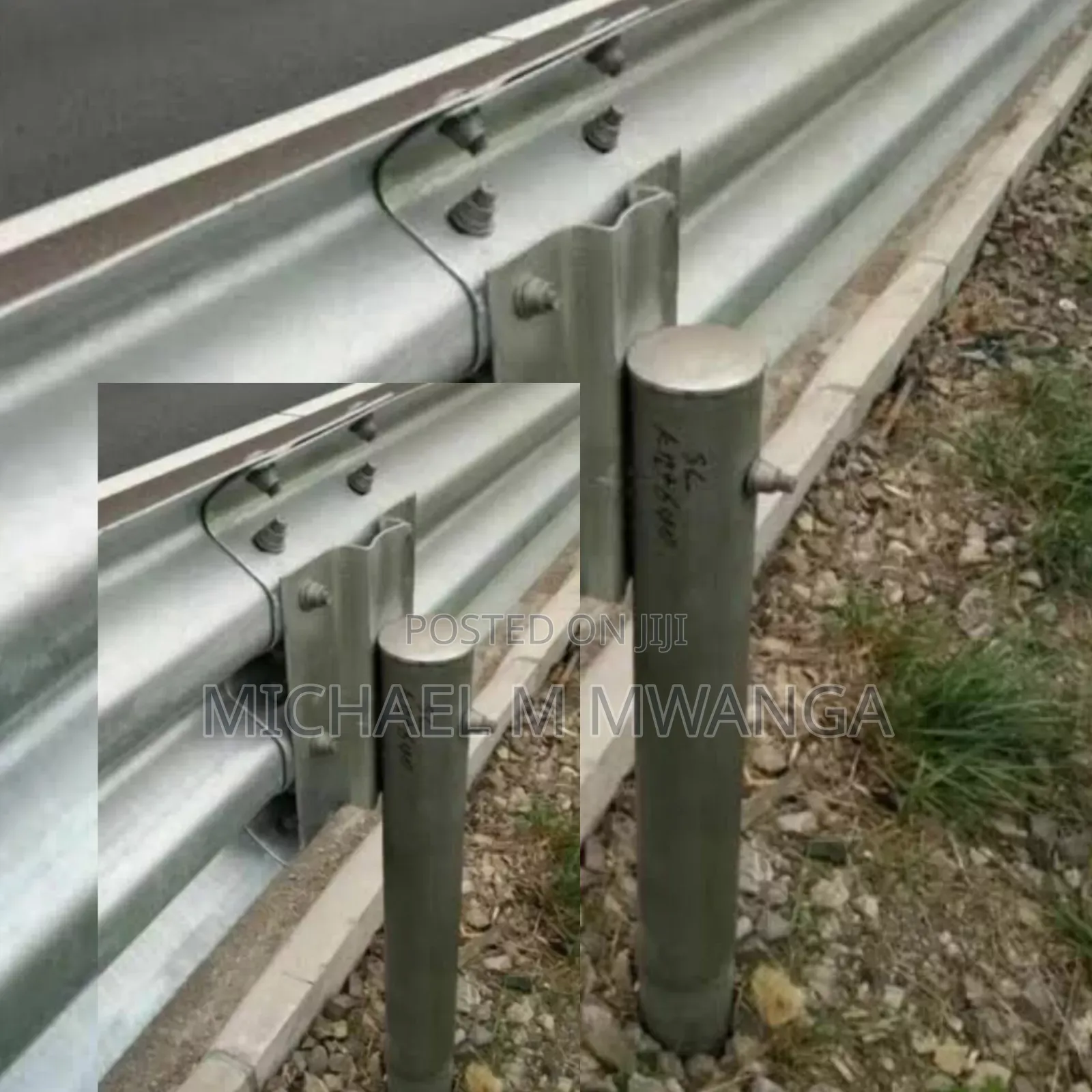 Galvanized Guard Rail Post