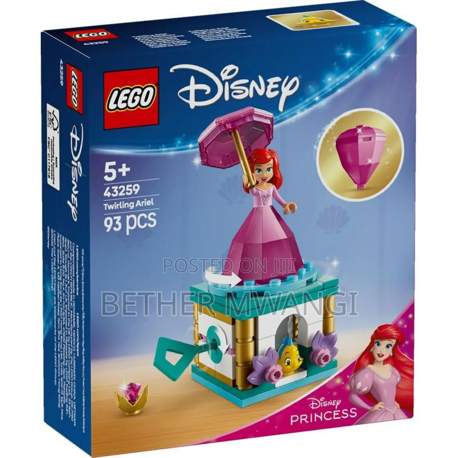 Lego Disney Twirling Ariel - (43259) in Kenya