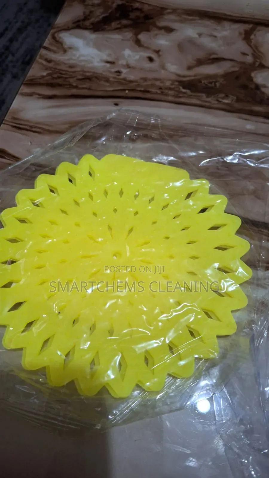 Yellow Urinal Bowl Mats