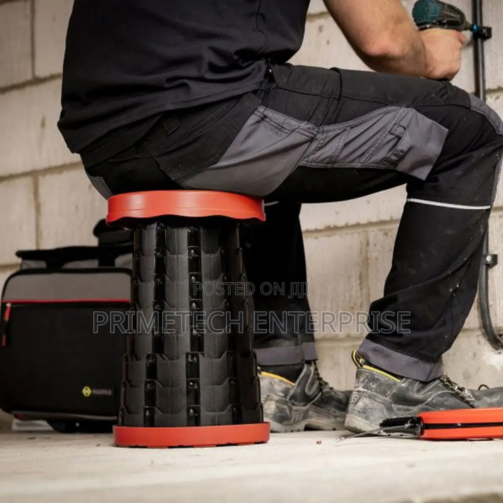 Portable Adjustable Plastic Stool
