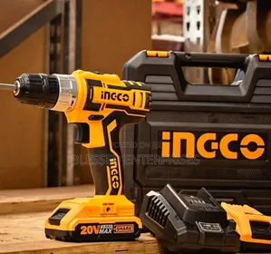Cordless Drill 20v;Lithium-Ion Battery Wood/Gypsum// 20v Ingco Drill