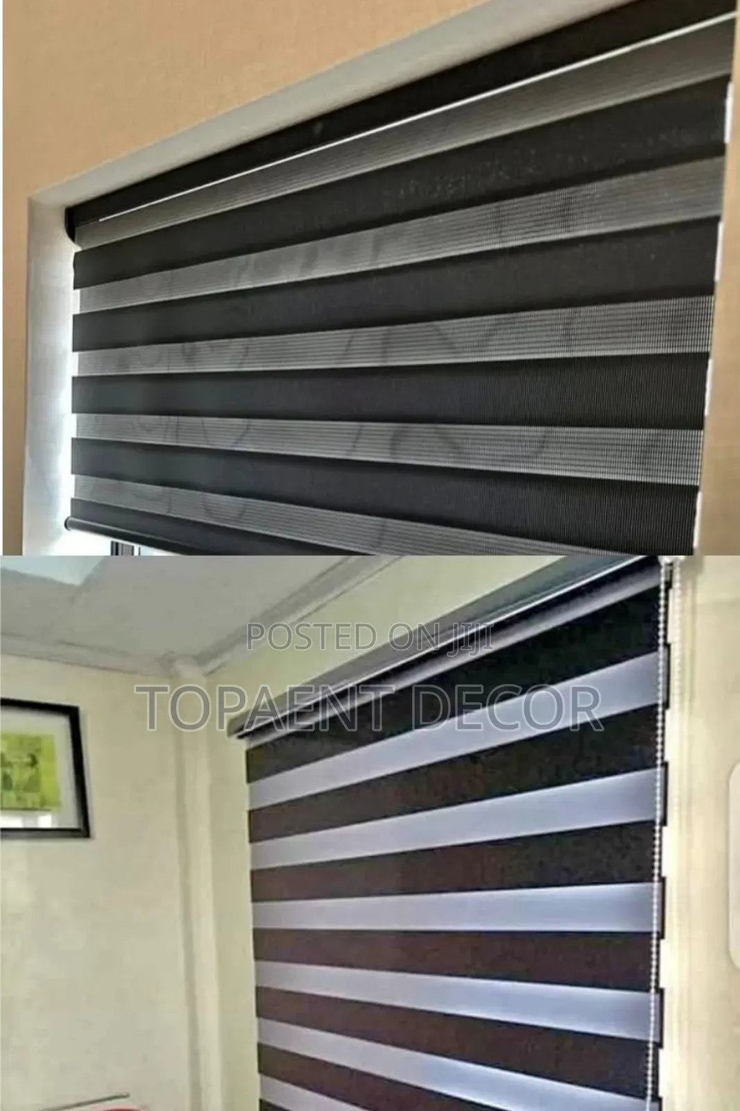 Horizontal Roll Up and Down Window Curtain Blinds